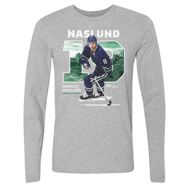 Markus Naslund Men's Long Sleeve T-Shirt | 500 LEVEL
