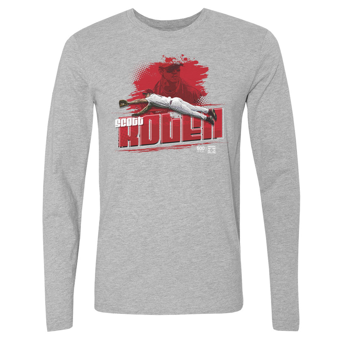 Scott Rolen Men's Long Sleeve T-Shirt | 500 LEVEL