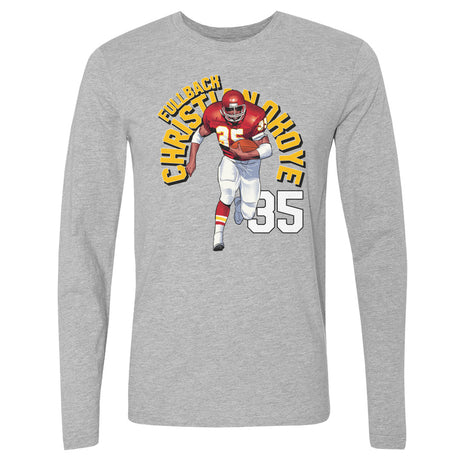 Christian Okoye Men's Long Sleeve T-Shirt | 500 LEVEL