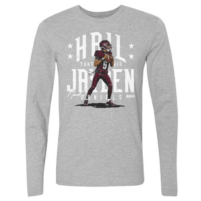 Jayden Daniels Men's Long Sleeve T-Shirt | 500 LEVEL