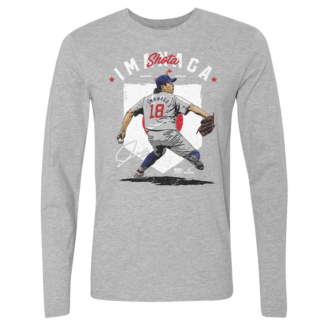 Shota Imanaga Men's Long Sleeve T-Shirt | 500 LEVEL