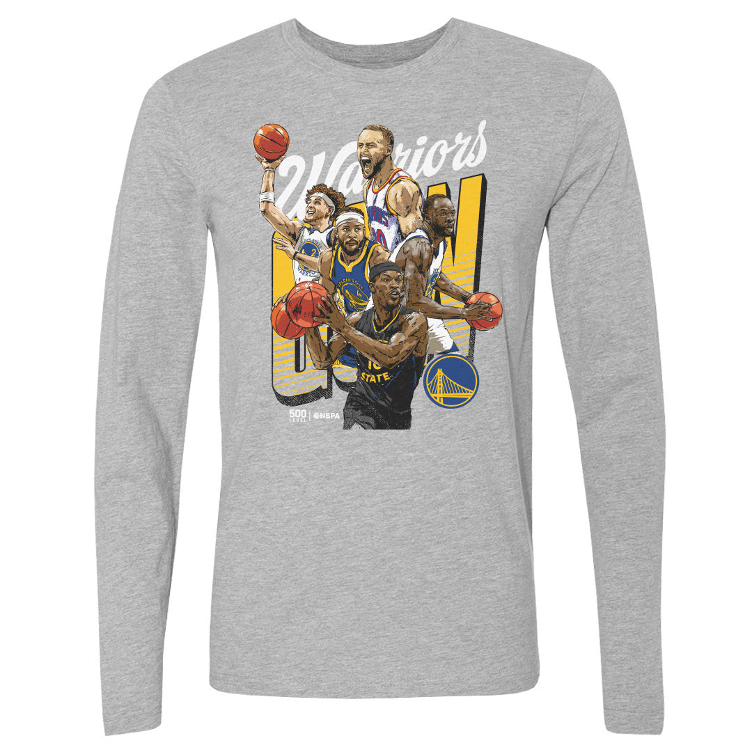 Golden State Warriors Men's Long Sleeve T-Shirt | 500 LEVEL