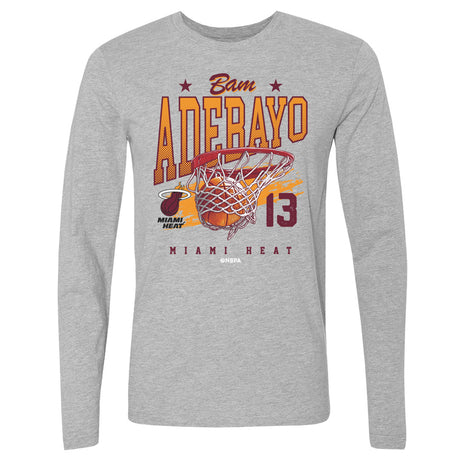 Bam Adebayo Men's Long Sleeve T-Shirt | 500 LEVEL