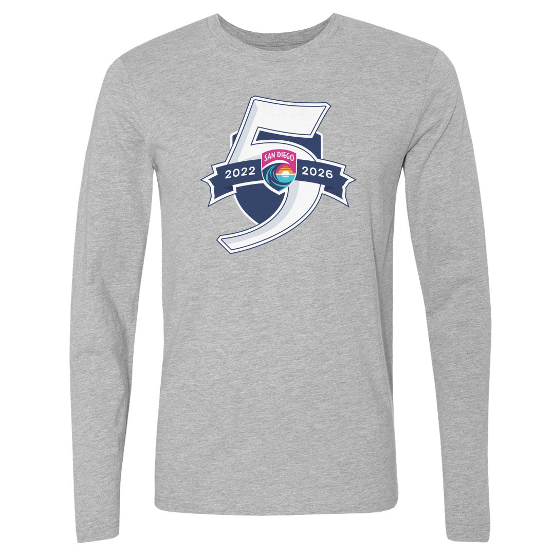 San Diego Wave FC Men's Long Sleeve T-Shirt | 500 LEVEL