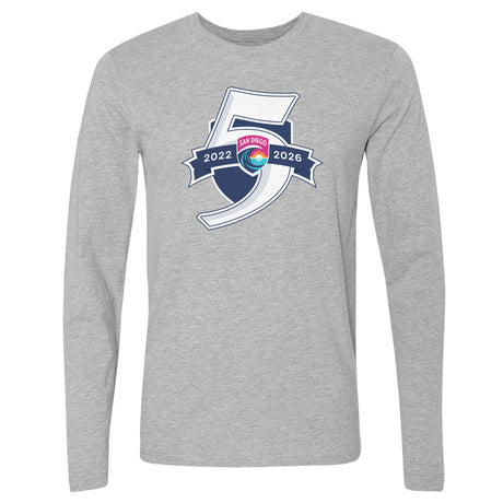 San Diego Wave FC Men's Long Sleeve T-Shirt | 500 LEVEL