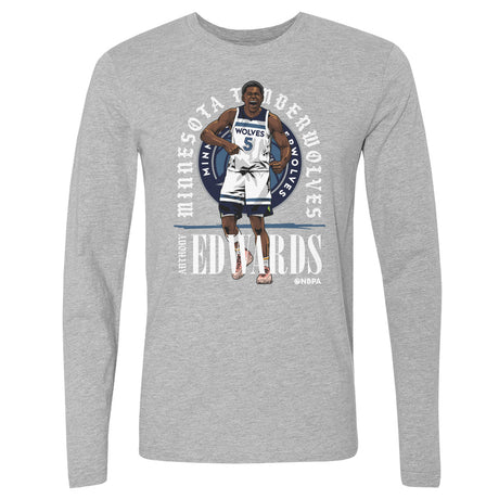 Anthony Edwards Men's Long Sleeve T-Shirt | 500 LEVEL