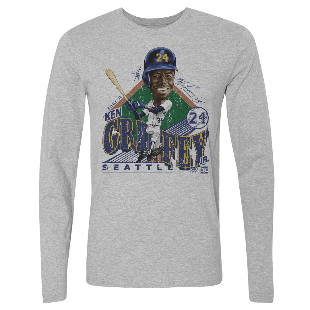 Ken Griffey Jr. Men's Long Sleeve T-Shirt | 500 LEVEL