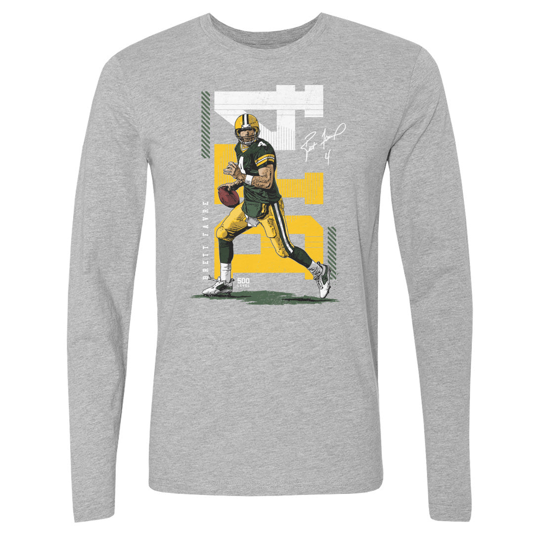 Brett Favre Men's Long Sleeve T-Shirt | 500 LEVEL