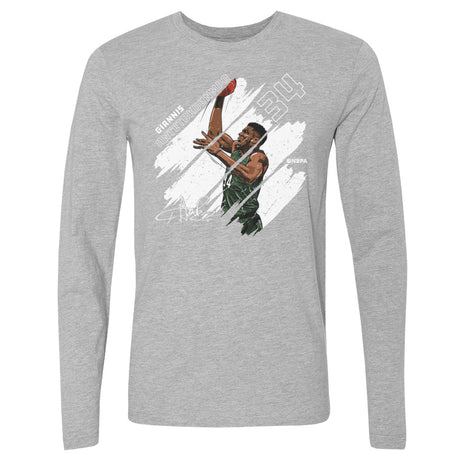 Giannis Antetokounmpo Men's Long Sleeve T-Shirt | 500 LEVEL