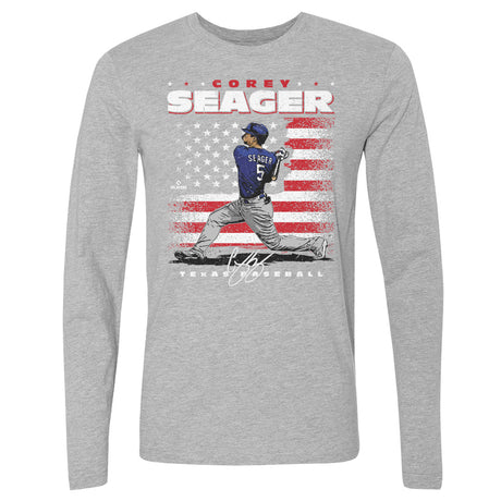 Corey Seager Men's Long Sleeve T-Shirt | 500 LEVEL