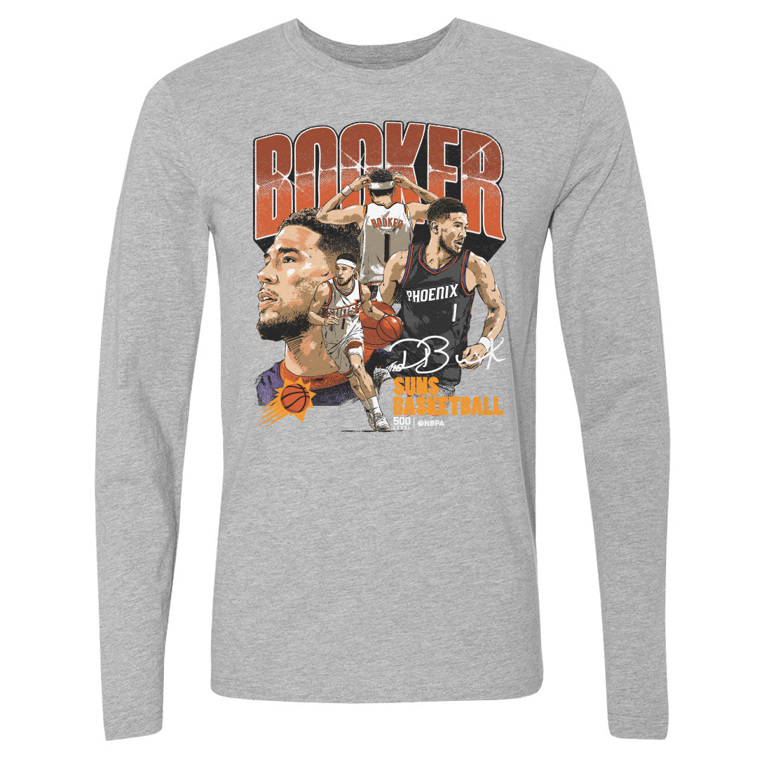 Devin Booker Men's Long Sleeve T-Shirt | 500 LEVEL