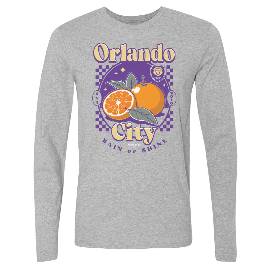Orlando City Men's Long Sleeve T-Shirt | 500 LEVEL
