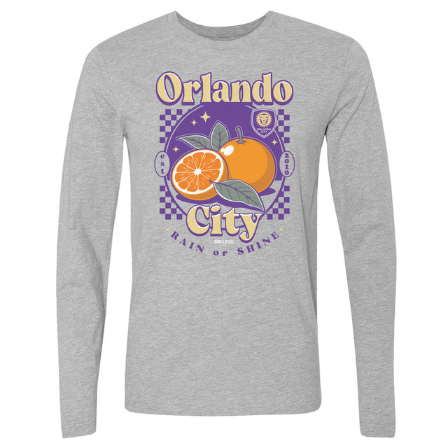 Orlando City Men's Long Sleeve T-Shirt | 500 LEVEL