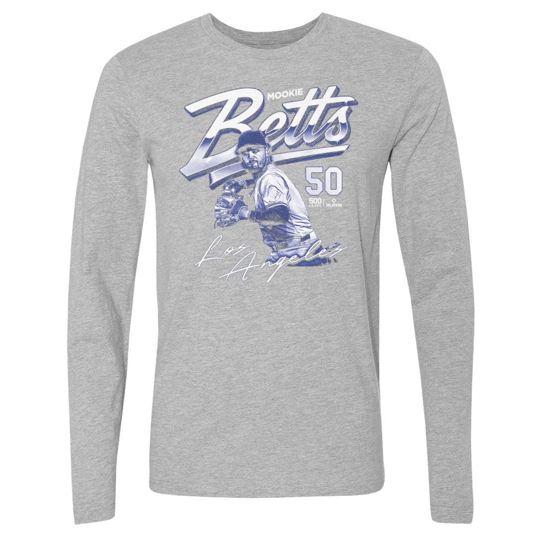 Mookie Betts Men's Long Sleeve T-Shirt | 500 LEVEL