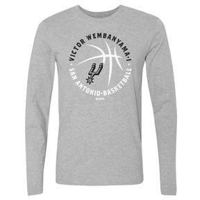 Victor Wembanyama Men's Long Sleeve T-Shirt | 500 LEVEL