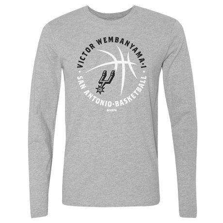 Victor Wembanyama Men's Long Sleeve T-Shirt | 500 LEVEL