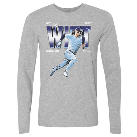 Bobby Witt Jr. Men's Long Sleeve T-Shirt | 500 LEVEL