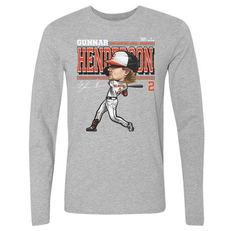 Gunnar Henderson Men's Long Sleeve T-Shirt | 500 LEVEL
