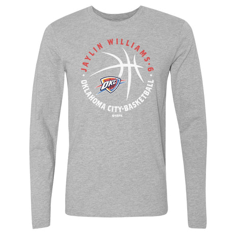 Jaylin Williams Men's Long Sleeve T-Shirt | 500 LEVEL
