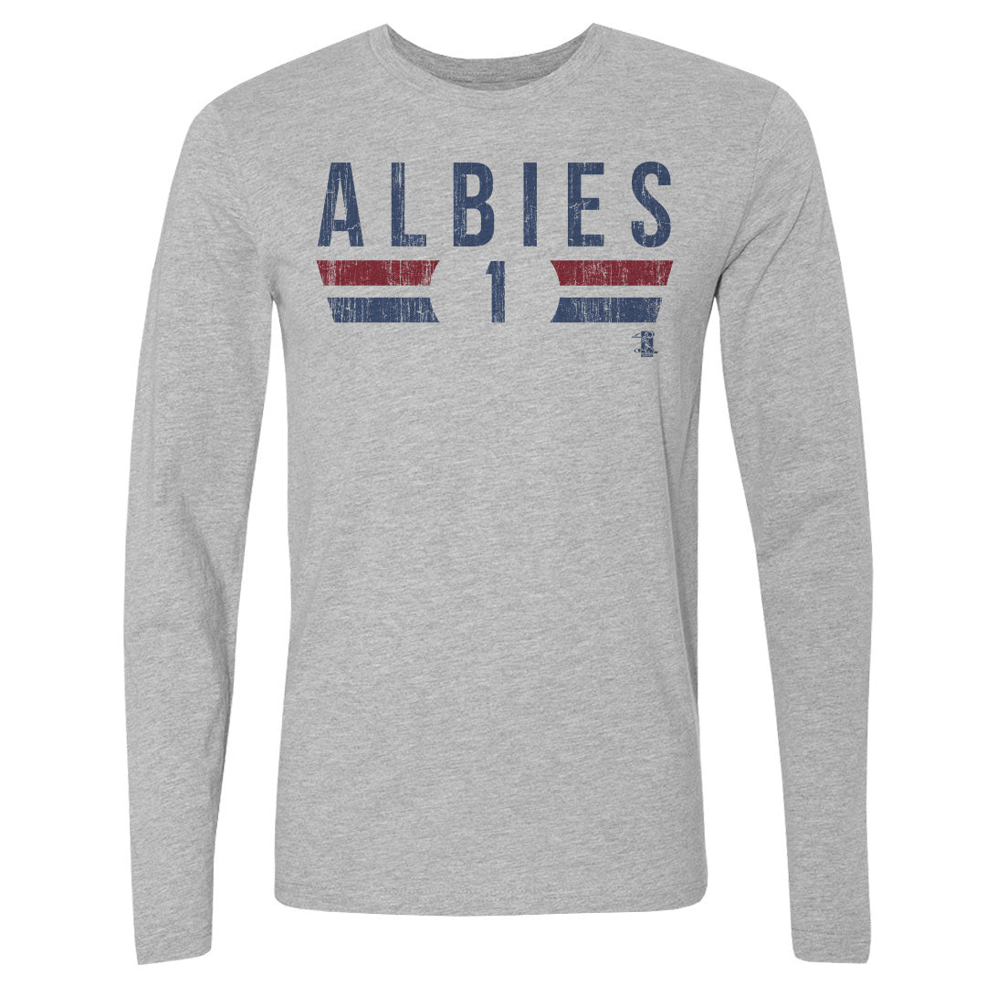 Ozzie Albies Men's Long Sleeve T-Shirt | 500 LEVEL