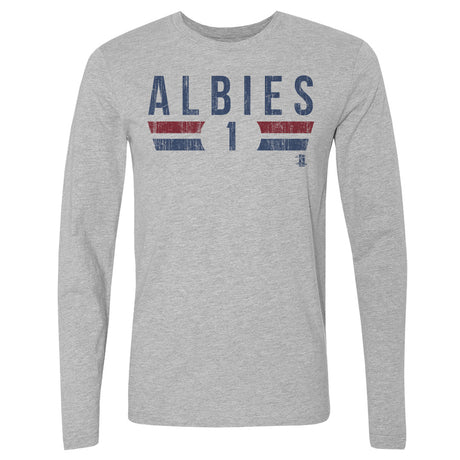 Ozzie Albies Men's Long Sleeve T-Shirt | 500 LEVEL