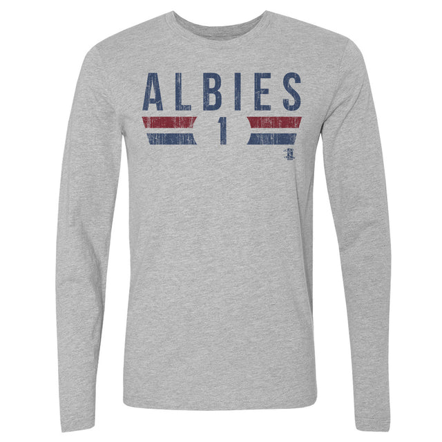 Ozzie Albies Men's Long Sleeve T-Shirt | 500 LEVEL