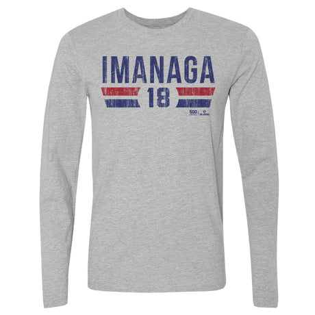 Shota Imanaga Men's Long Sleeve T-Shirt | 500 LEVEL