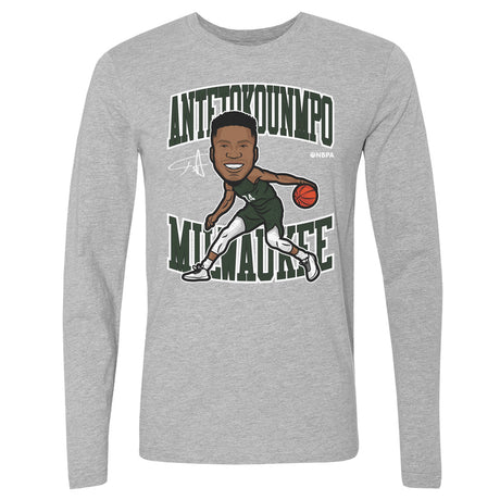 Giannis Antetokounmpo Men's Long Sleeve T-Shirt | 500 LEVEL