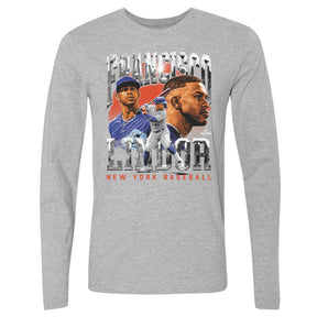 Francisco Lindor Men's Long Sleeve T-Shirt | 500 LEVEL