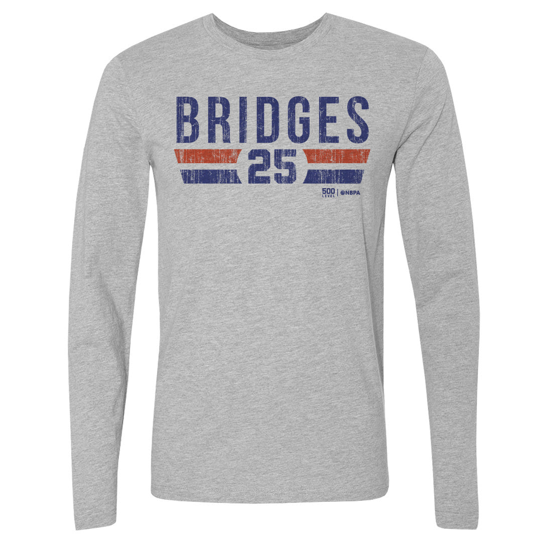 Mikal Bridges Men's Long Sleeve T-Shirt | 500 LEVEL