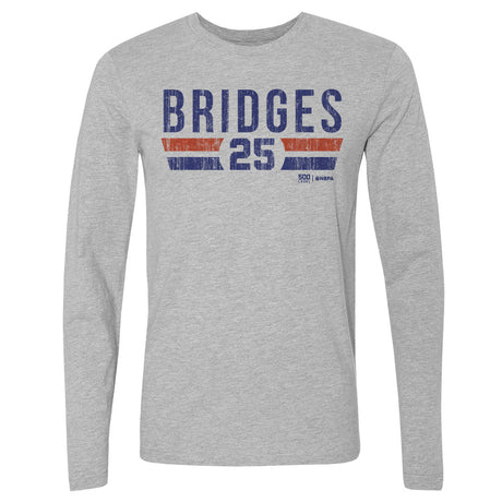 Mikal Bridges Men's Long Sleeve T-Shirt | 500 LEVEL