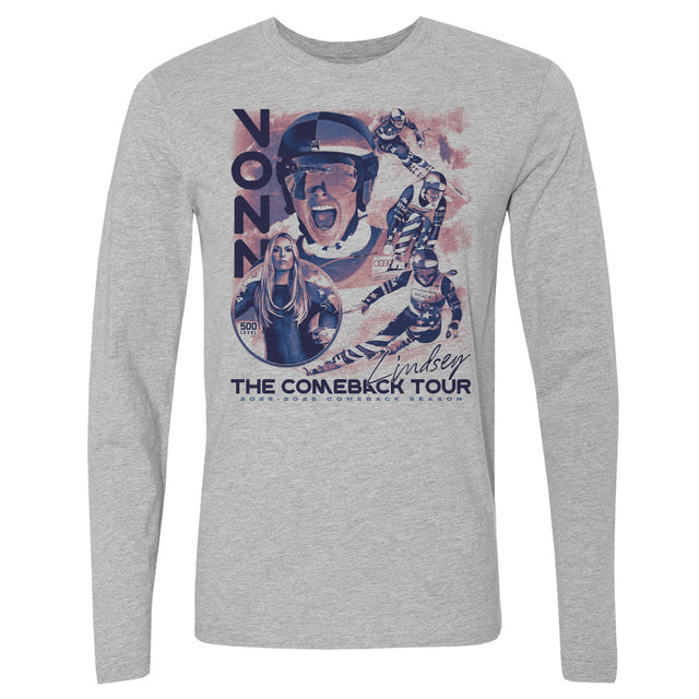 Lindsey Vonn Men's Long Sleeve T-Shirt | 500 LEVEL