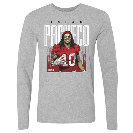 Isiah Pacheco Men's Long Sleeve T-Shirt | 500 LEVEL