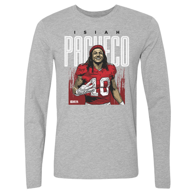 Isiah Pacheco Men's Long Sleeve T-Shirt | 500 LEVEL