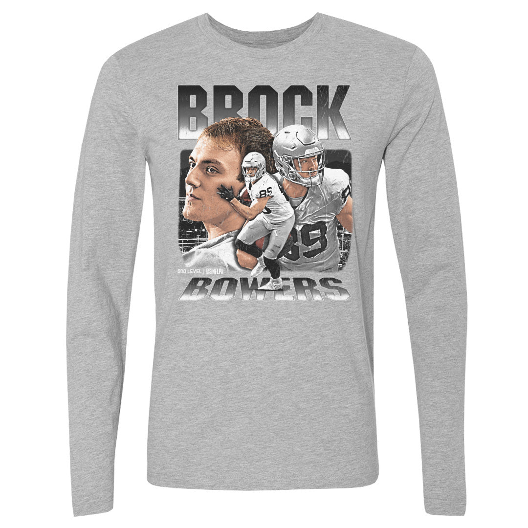 Brock Bowers Men's Long Sleeve T-Shirt | 500 LEVEL