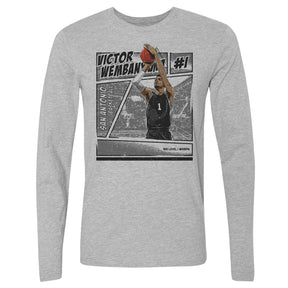 Victor Wembanyama Men's Long Sleeve T-Shirt | 500 LEVEL