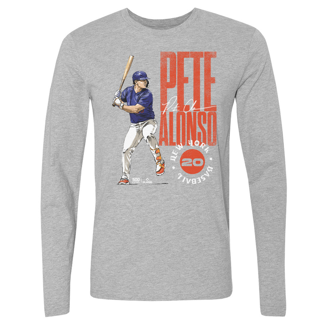 Pete Alonso Men's Long Sleeve T-Shirt | 500 LEVEL