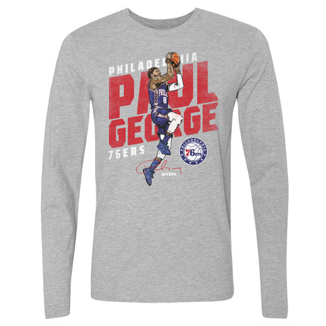 Paul George Men's Long Sleeve T-Shirt | 500 LEVEL