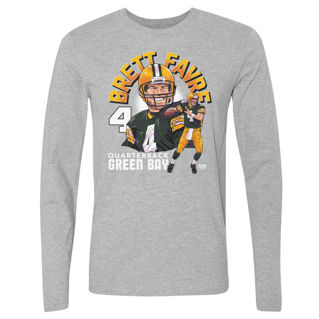 Brett Favre Men's Long Sleeve T-Shirt | 500 LEVEL