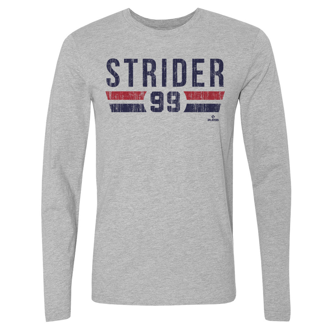 Spencer Strider Men's Long Sleeve T-Shirt | 500 LEVEL