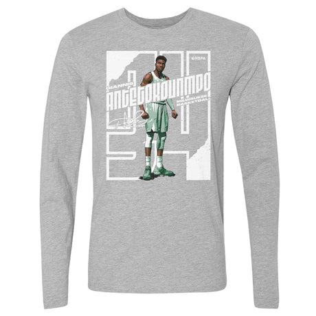 Giannis Antetokounmpo Men's Long Sleeve T-Shirt | 500 LEVEL
