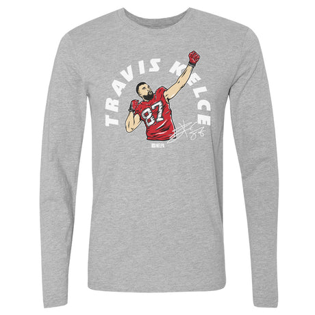 Travis Kelce Men's Long Sleeve T-Shirt | 500 LEVEL