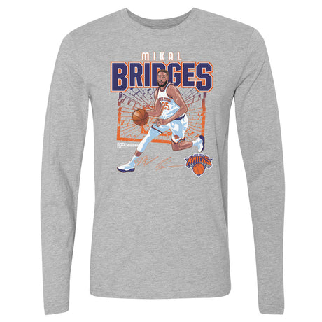 Mikal Bridges Men's Long Sleeve T-Shirt | 500 LEVEL