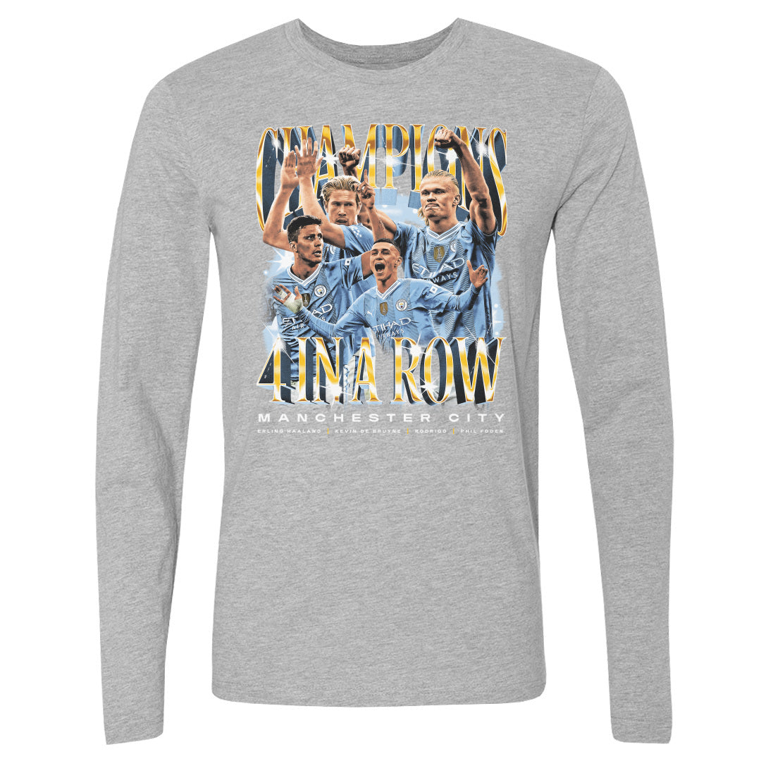 Manchester City Men's Long Sleeve T-Shirt | 500 LEVEL