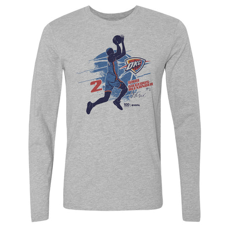 Shai Gilgeous-Alexander Men's Long Sleeve T-Shirt | 500 LEVEL