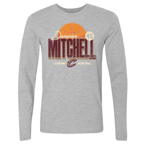Donovan Mitchell Men's Long Sleeve T-Shirt | 500 LEVEL