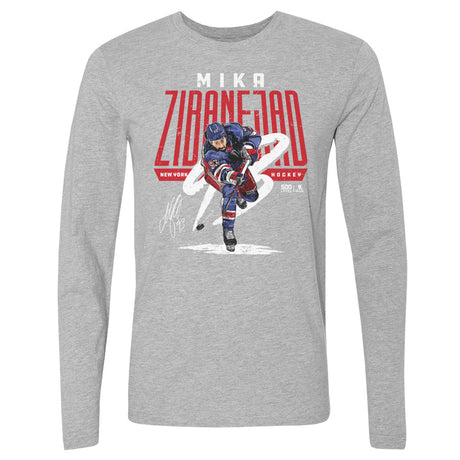 Mika Zibanejad Men's Long Sleeve T-Shirt | 500 LEVEL