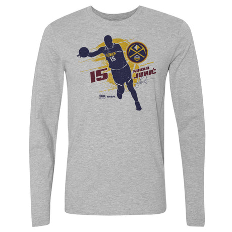 Nikola Jokic Men's Long Sleeve T-Shirt | 500 LEVEL