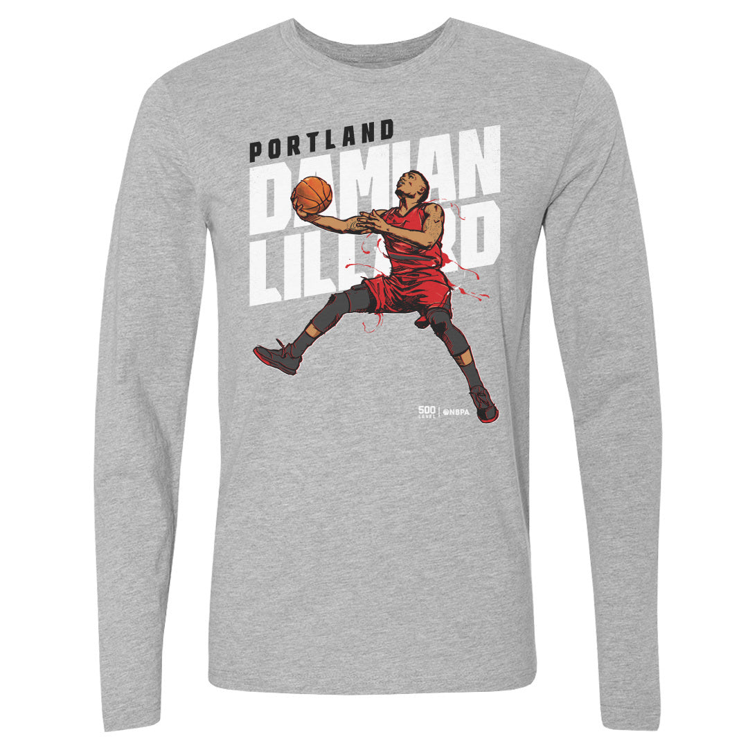Damian Lillard Men's Long Sleeve T-Shirt | 500 LEVEL
