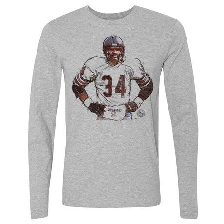 Walter Payton Men's Long Sleeve T-Shirt | 500 LEVEL